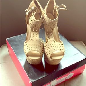 Charlotte Russe Cork Wedges